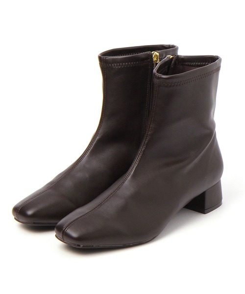 LEPSIM(レプシィム)の「ストレッチスクエアローヒールブーツ 969894(ブーツ・レディース・ブラウン/アイボリー/ブラック・LL/LARGE/MEDIUM)」の13枚目の写真