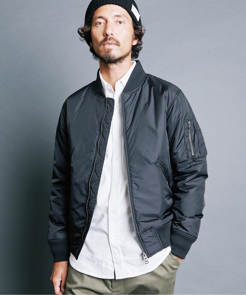 Magine（マージン）の「NYLON THINSULATE ZIP MA-1 JKT:ナイロン