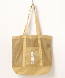 GRANDE FOOTBALL PRODUCTS（グランデフットボールプロダクツ）の「ヘキサゴンGRFPナイロン リップストップ メッシュ トートバッグ（エコバッグ/サブバッグ）」