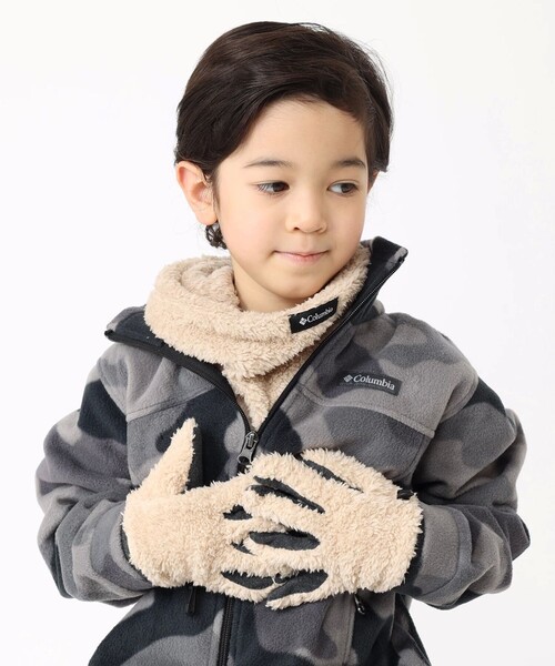 Columbia（コロンビア）の「Columbia/ 【KIDS】ポップルポイントユースグローブ /コロンビア /キッズ /手袋（手袋・キッズ・ブルー/パープル/ベージュ/グリーン/ピンク・ONE SIZE）」の2枚目の写真