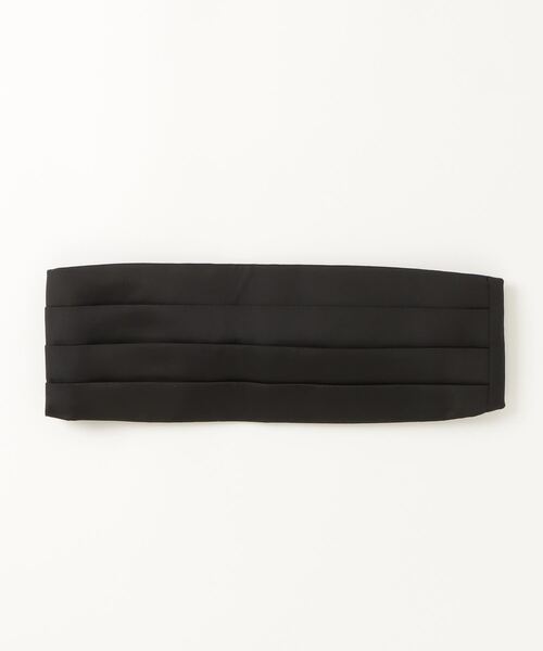 JOHN LAWRENCE SULLIVAN（ジョンローレンスサリバン）の「SILK TWILL CUMMERBUND（その他・メンズ・ブラック・ONE SIZE）」の2枚目の写真