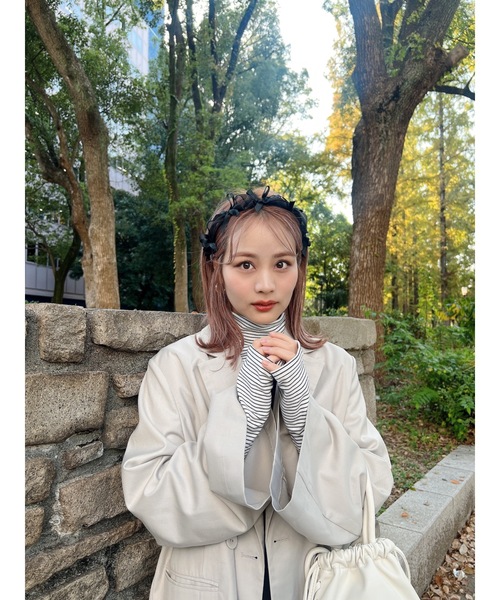 JUMELLE(ジュメロ)の「tulle ribbon headband(カチューシャ・レディース・ブラック・FREE)」の8枚目の写真