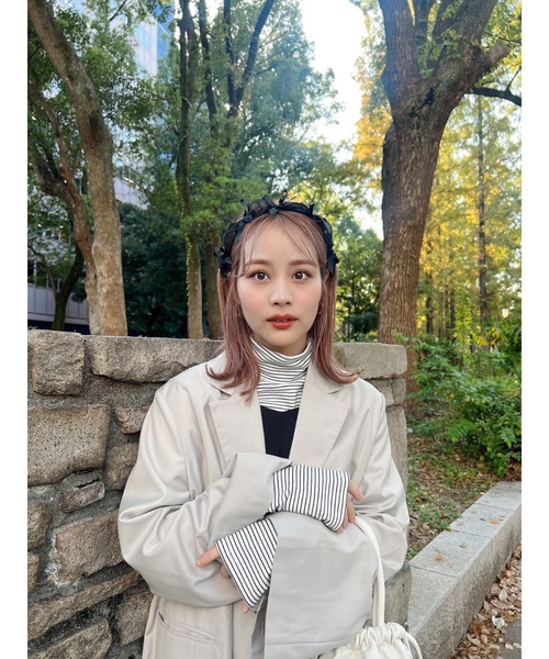 JUMELLE(ジュメロ)の「tulle ribbon headband(カチューシャ・レディース・ブラック・FREE)」の9枚目の写真