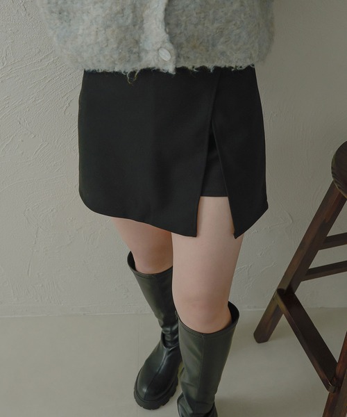 Ambre Neige(アンブルネージュ)の「スリッドレイヤードスカパン/【WEB/EC限定商品】(その他パンツ・レディース・ブラック・FREE)」の3枚目の写真