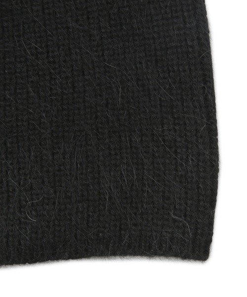 VIS（ビス）の「アンゴラ混ニットビーニー（ニットキャップ/ビーニー・レディース・キナリ/ブラック・FREE）」の6枚目の写真