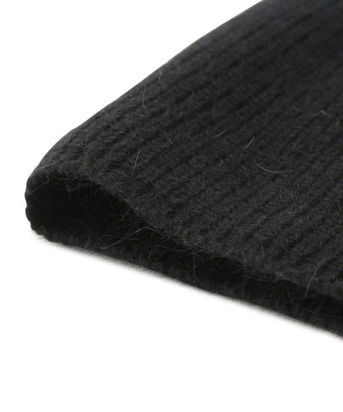 VIS（ビス）の「アンゴラ混ニットビーニー（ニットキャップ/ビーニー・レディース・キナリ/ブラック・FREE）」の4枚目の写真