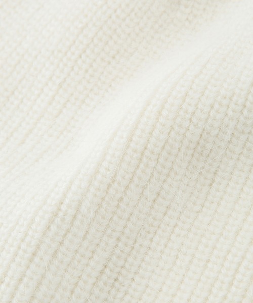 VIS（ビス）の「アンゴラ混ニットビーニー（ニットキャップ/ビーニー・レディース・キナリ/ブラック・FREE）」の11枚目の写真