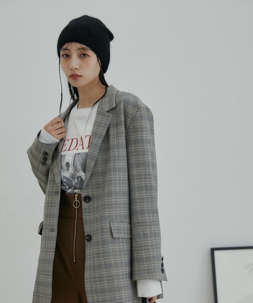 VIS（ビス）の「アンゴラ混ニットビーニー（ニットキャップ/ビーニー・レディース・キナリ/ブラック・FREE）」の12枚目の写真