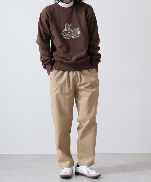 KRIFF MAYER(クリフメイヤー)の「Camp Rabbit Brushed Crewneck Sweatshirt / キャンプラビット 裏起毛クルーネックスウェット unisex(スウェット・メンズ・マルチ/グレー/チャコール/ナチュラル/ネイビー/ブラウン・L/M/XL)」の19枚目の写真