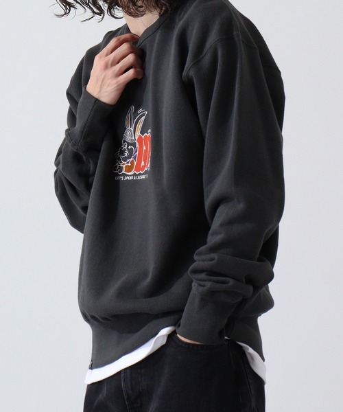 KRIFF MAYER(クリフメイヤー)の「Camp Rabbit Brushed Crewneck Sweatshirt / キャンプラビット 裏起毛クルーネックスウェット unisex(スウェット・メンズ・マルチ/グレー/チャコール/ナチュラル/ネイビー/ブラウン・L/M/XL)」の13枚目の写真