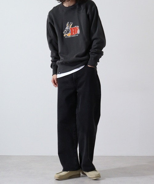 KRIFF MAYER(クリフメイヤー)の「Camp Rabbit Brushed Crewneck Sweatshirt / キャンプラビット 裏起毛クルーネックスウェット unisex(スウェット・メンズ・マルチ/グレー/チャコール/ナチュラル/ネイビー/ブラウン・L/M/XL)」の15枚目の写真