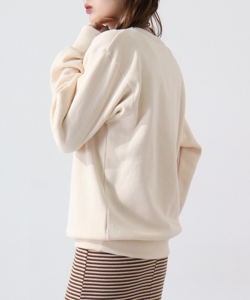 KRIFF MAYER(クリフメイヤー)の「Camp Rabbit Brushed Crewneck Sweatshirt / キャンプラビット 裏起毛クルーネックスウェット unisex(スウェット・メンズ・マルチ/グレー/チャコール/ナチュラル/ネイビー/ブラウン・L/M/XL)」の22枚目の写真