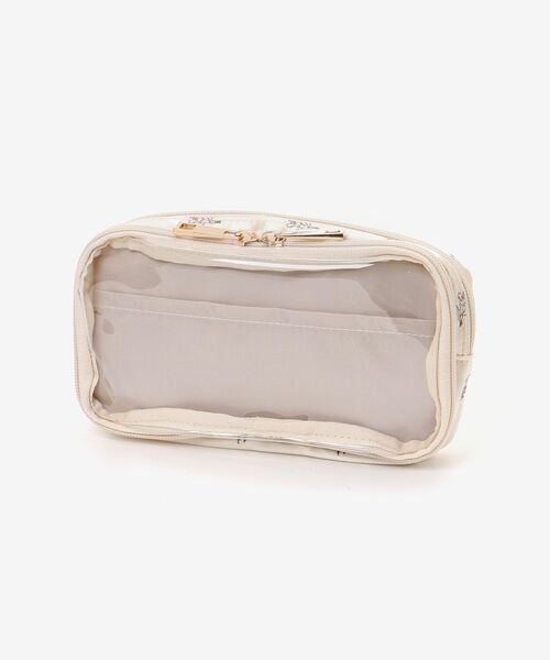 MAJESTIC LEGON（マジェスティックレゴン）の「フローラルクリアポーチ（ポーチ・レディース・ピンク/アイボリー/ライトブルー・FREE）」の9枚目の写真