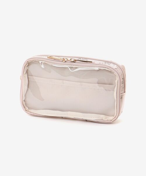 MAJESTIC LEGON（マジェスティックレゴン）の「フローラルクリアポーチ（ポーチ・レディース・ピンク/アイボリー/ライトブルー・FREE）」の10枚目の写真