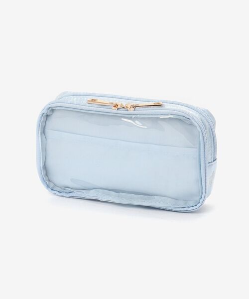 MAJESTIC LEGON（マジェスティックレゴン）の「フローラルクリアポーチ（ポーチ・レディース・ピンク/アイボリー/ライトブルー・FREE）」の11枚目の写真