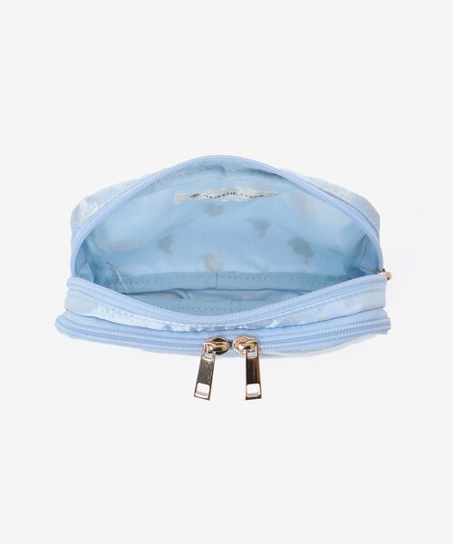 MAJESTIC LEGON（マジェスティックレゴン）の「フローラルクリアポーチ（ポーチ・レディース・ピンク/アイボリー/ライトブルー・FREE）」の15枚目の写真