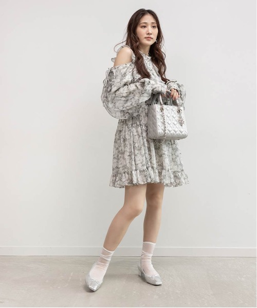 RANDA（ランダ）の「2WAYキルティングバッグ（ハンドバッグ・レディース・アイボリー/ブラック/ピンク/ホワイト/ライトグレー/ブルー/ピンクベージュ/シルバー/ライトピンク/ブラック系その他・FREE）」の14枚目の写真