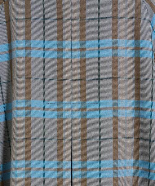 ADIEU TRISTESSE（アデュートリステス）の「ライナー付きステンカラーコート（ステンカラーコート・レディース・ベージュ/チャコールグレー/チェック・38）」の18枚目の写真