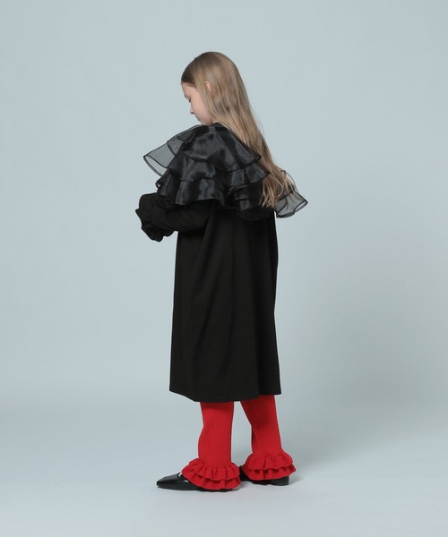 LOWRYS FARM（ローリーズファーム）の「オーガンジーＢＩＧカラー　 993159（付け襟・キッズ・ブラック/ホワイト・FREE）」の19枚目の写真