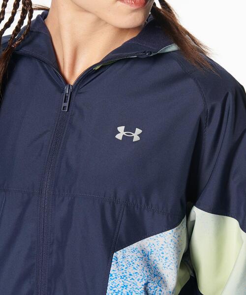 【セール】UAトリコット ウーブン フルジップ フーディー（トレーニング/レディース）（その他アウター）｜UNDER ARMOUR（アンダーアーマー）