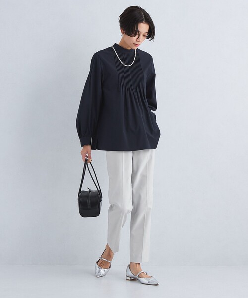 green label relaxing（グリーンレーベルリラクシング）の「［size SHORT/TALLあり］キチントボトムス スリム スティック パンツ（その他パンツ・レディース・ライム/ライトグレー/イエロー/ブラック/ブラウン/レッド・SHORT/40/34/44/42/TALL/38/36）」の13枚目の写真