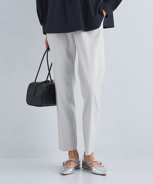 green label relaxing（グリーンレーベルリラクシング）の「［size SHORT/TALLあり］キチントボトムス スリム スティック パンツ（その他パンツ・レディース・ライム/ライトグレー/イエロー/ブラック/ブラウン/レッド・SHORT/40/34/44/42/TALL/38/36）」の14枚目の写真