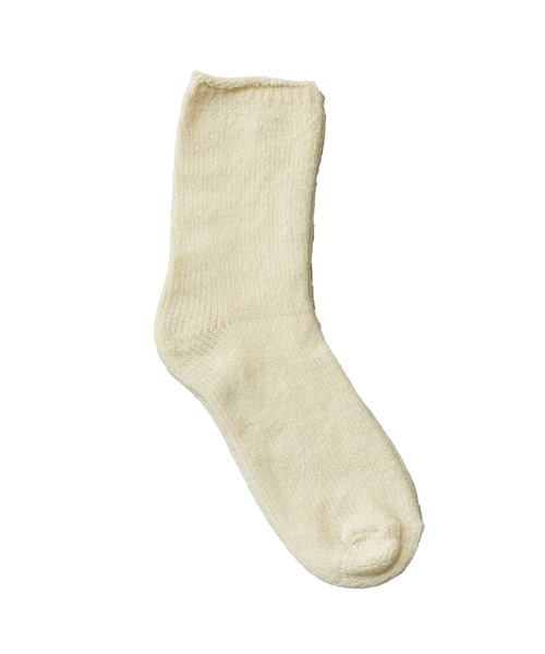 mili an deni（ミリアンデニ）の「もこもこクルー丈ソックス（ソックス/靴下・レディース・ピンク/アイボリー/チャコールグレー/イエロー/ブラウン/グリーン・F）」の15枚目の写真