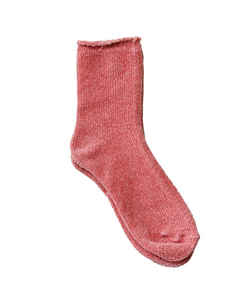 mili an deni（ミリアンデニ）の「もこもこクルー丈ソックス（ソックス/靴下・レディース・ピンク/アイボリー/チャコールグレー/イエロー/ブラウン/グリーン・F）」の20枚目の写真