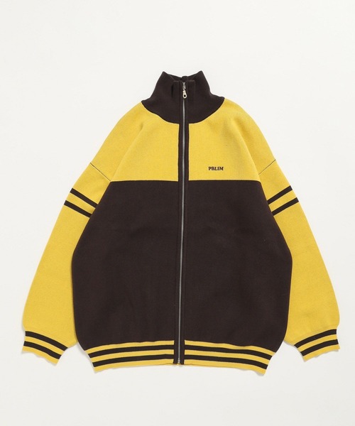 PBLIM（ページボーイリム）の「PBLIM/バイカラートラックニット（ニット/セーター・レディース・グリーン系その他/ブルー系その他/イエロー系その他・FREE）」の3枚目の写真