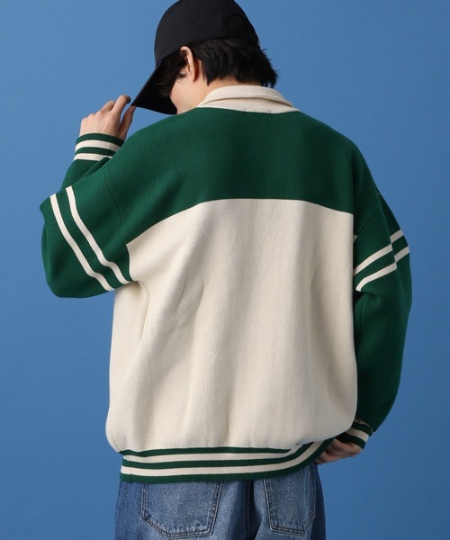 PBLIM（ページボーイリム）の「PBLIM/バイカラートラックニット（ニット/セーター・レディース・グリーン系その他/ブルー系その他/イエロー系その他・FREE）」の12枚目の写真