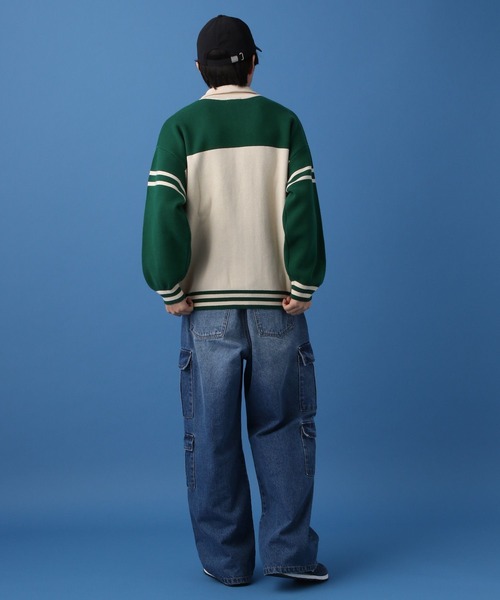 PBLIM（ページボーイリム）の「PBLIM/バイカラートラックニット（ニット/セーター・レディース・グリーン系その他/ブルー系その他/イエロー系その他・FREE）」の15枚目の写真
