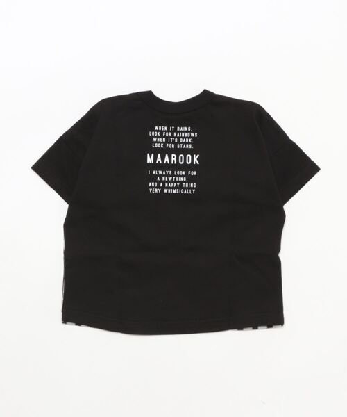 maarook(マルーク)の「サッカーギンガムポケットTシャツ(Tシャツ/カットソー・キッズ・ブラック/グリーン・100cm/110cm/120cm/130cm/90cm)」の3枚目の写真