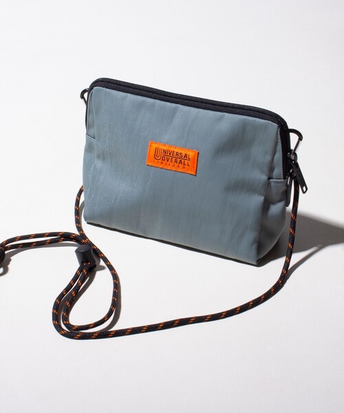 UNIVERSAL OVERALL（ユニバーサルオーバーオール）の「【UNIVERSAL OVERALL】NEW DELTA サコッチ ショルダーバッグ（ショルダーバッグ・メンズ・アイボリー/ベージュ/ネイビー/ライトグリーン/オレンジ/チャコールグレー/ブラック/サックスブルー/ピンク/ダークグリーン・FREE）」の8枚目の写真
