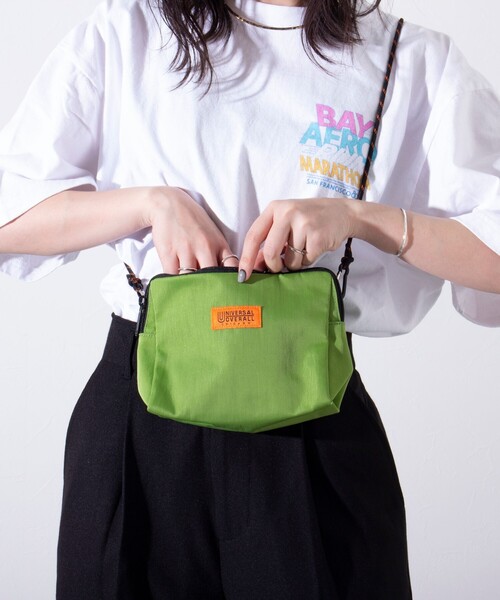 UNIVERSAL OVERALL（ユニバーサルオーバーオール）の「【UNIVERSAL OVERALL】NEW DELTA サコッチ ショルダーバッグ（ショルダーバッグ・メンズ・アイボリー/ベージュ/ネイビー/ライトグリーン/オレンジ/チャコールグレー/ブラック/サックスブルー/ピンク/ダークグリーン・FREE）」の14枚目の写真