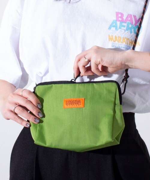 UNIVERSAL OVERALL（ユニバーサルオーバーオール）の「【UNIVERSAL OVERALL】NEW DELTA サコッチ ショルダーバッグ（ショルダーバッグ・メンズ・アイボリー/ベージュ/ネイビー/ライトグリーン/オレンジ/チャコールグレー/ブラック/サックスブルー/ピンク/ダークグリーン・FREE）」の15枚目の写真