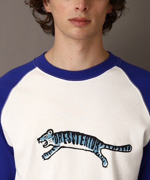 DRESSTERIOR(ドレステリア)の「タイガープリント フライスロングTシャツ(Tシャツ/カットソー・メンズ・ブラック系6/ホワイト系7/ホワイト/グレー系4・91/94/90/92)」の11枚目の写真
