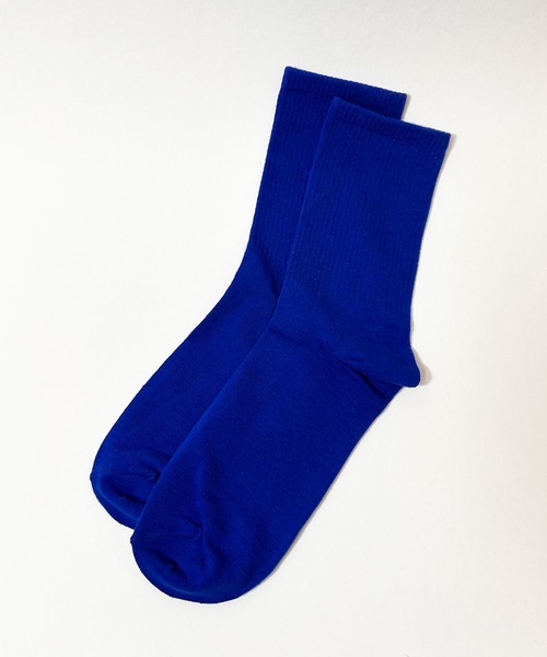 Kotoe（コトエ）の「【13色展開】 カラー クルーソックス 靴下 レディース（ソックス/靴下・レディース・ホワイト/ライトブルー/ブラック/ネイビー/ライトイエロー/パープル/イエロー/オレンジ/グレー/レッド/ピンク/グリーン/ライトグリーン・FREE）」の8枚目の写真