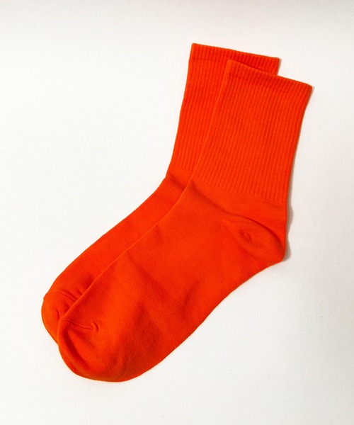 Kotoe（コトエ）の「【13色展開】 カラー クルーソックス 靴下 レディース（ソックス/靴下・レディース・ホワイト/ライトブルー/ブラック/ネイビー/ライトイエロー/パープル/イエロー/オレンジ/グレー/レッド/ピンク/グリーン/ライトグリーン・FREE）」の13枚目の写真