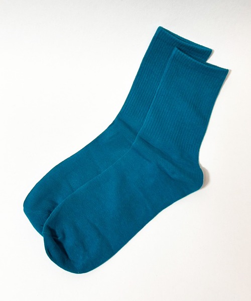 Kotoe（コトエ）の「【13色展開】 カラー クルーソックス 靴下 レディース（ソックス/靴下・レディース・ホワイト/ライトブルー/ブラック/ネイビー/ライトイエロー/パープル/イエロー/オレンジ/グレー/レッド/ピンク/グリーン/ライトグリーン・FREE）」の7枚目の写真