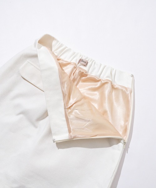 flower(フラワー)の「ポケットデニムスカート(デニムスカート・レディース・ブラック/ホワイト・FREE)」の11枚目の写真