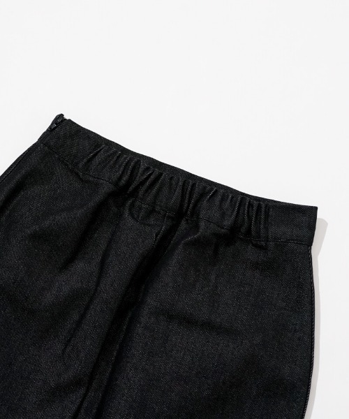 flower(フラワー)の「ポケットデニムスカート(デニムスカート・レディース・ブラック/ホワイト・FREE)」の13枚目の写真