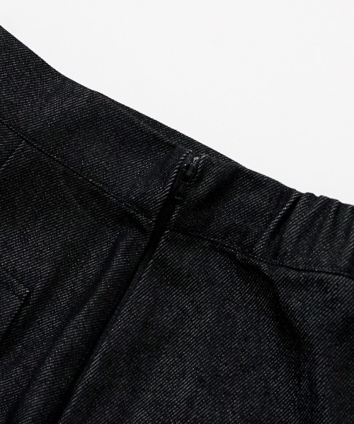 flower(フラワー)の「ポケットデニムスカート(デニムスカート・レディース・ブラック/ホワイト・FREE)」の8枚目の写真