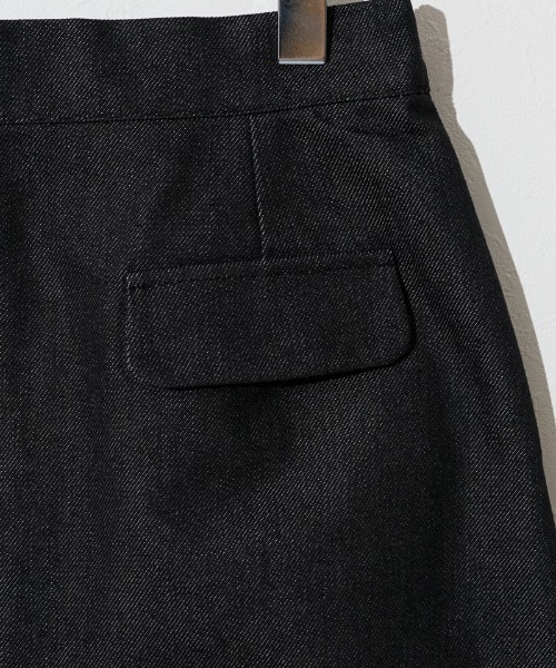 flower(フラワー)の「ポケットデニムスカート(デニムスカート・レディース・ブラック/ホワイト・FREE)」の14枚目の写真