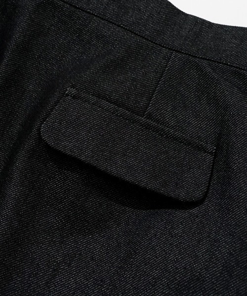 flower(フラワー)の「ポケットデニムスカート(デニムスカート・レディース・ブラック/ホワイト・FREE)」の15枚目の写真