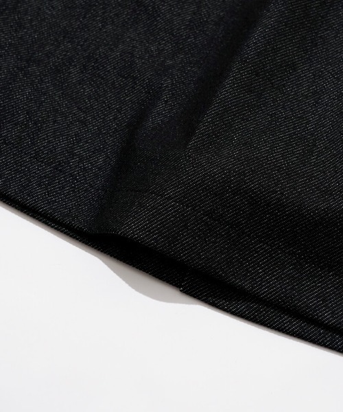 flower(フラワー)の「ポケットデニムスカート(デニムスカート・レディース・ブラック/ホワイト・FREE)」の17枚目の写真