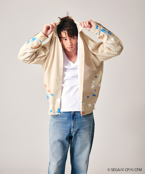 JOURNAL STANDARD(ジャーナルスタンダード)の「プロセカ WS splash print shirts(シャツ/ブラウス・メンズ・グリーン/ピンク/ベージュ/ブルー系その他/パープル・SMALL/MEDIUM/LARGE/X-LARGE)」の2枚目の写真