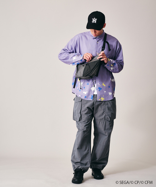 JOURNAL STANDARD(ジャーナルスタンダード)の「プロセカ WS splash print shirts(シャツ/ブラウス・メンズ・グリーン/ピンク/ベージュ/ブルー系その他/パープル・SMALL/MEDIUM/LARGE/X-LARGE)」の9枚目の写真