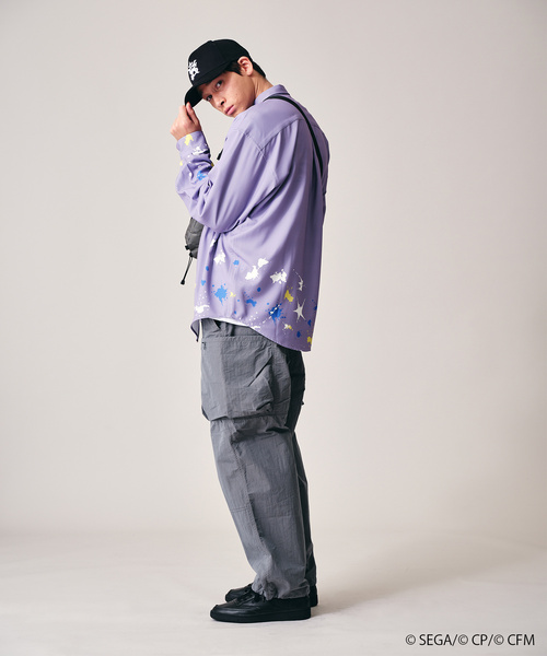 JOURNAL STANDARD(ジャーナルスタンダード)の「プロセカ WS splash print shirts(シャツ/ブラウス・メンズ・グリーン/ピンク/ベージュ/ブルー系その他/パープル・SMALL/MEDIUM/LARGE/X-LARGE)」の11枚目の写真