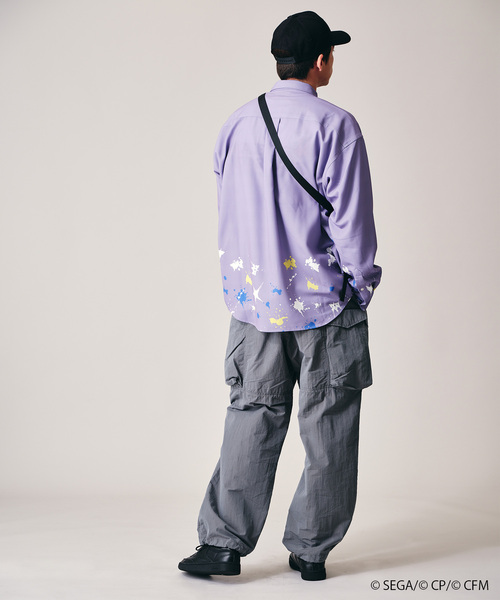 JOURNAL STANDARD(ジャーナルスタンダード)の「プロセカ WS splash print shirts(シャツ/ブラウス・メンズ・グリーン/ピンク/ベージュ/ブルー系その他/パープル・SMALL/MEDIUM/LARGE/X-LARGE)」の8枚目の写真