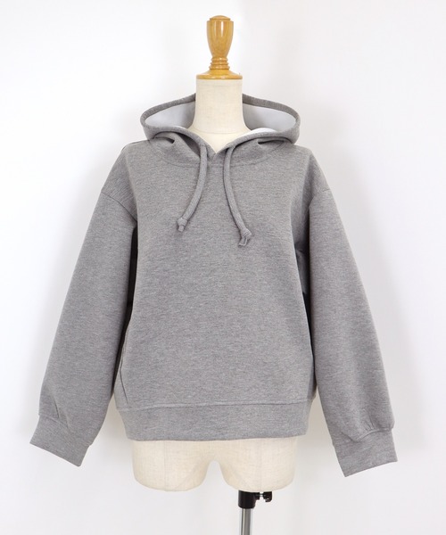 BLUEEAST（ブルーイースト）の「もっちりドルマンパーカー（パーカー・レディース・ブラック/オフホワイト/グレー/ピンク・MEDIUM）」の19枚目の写真